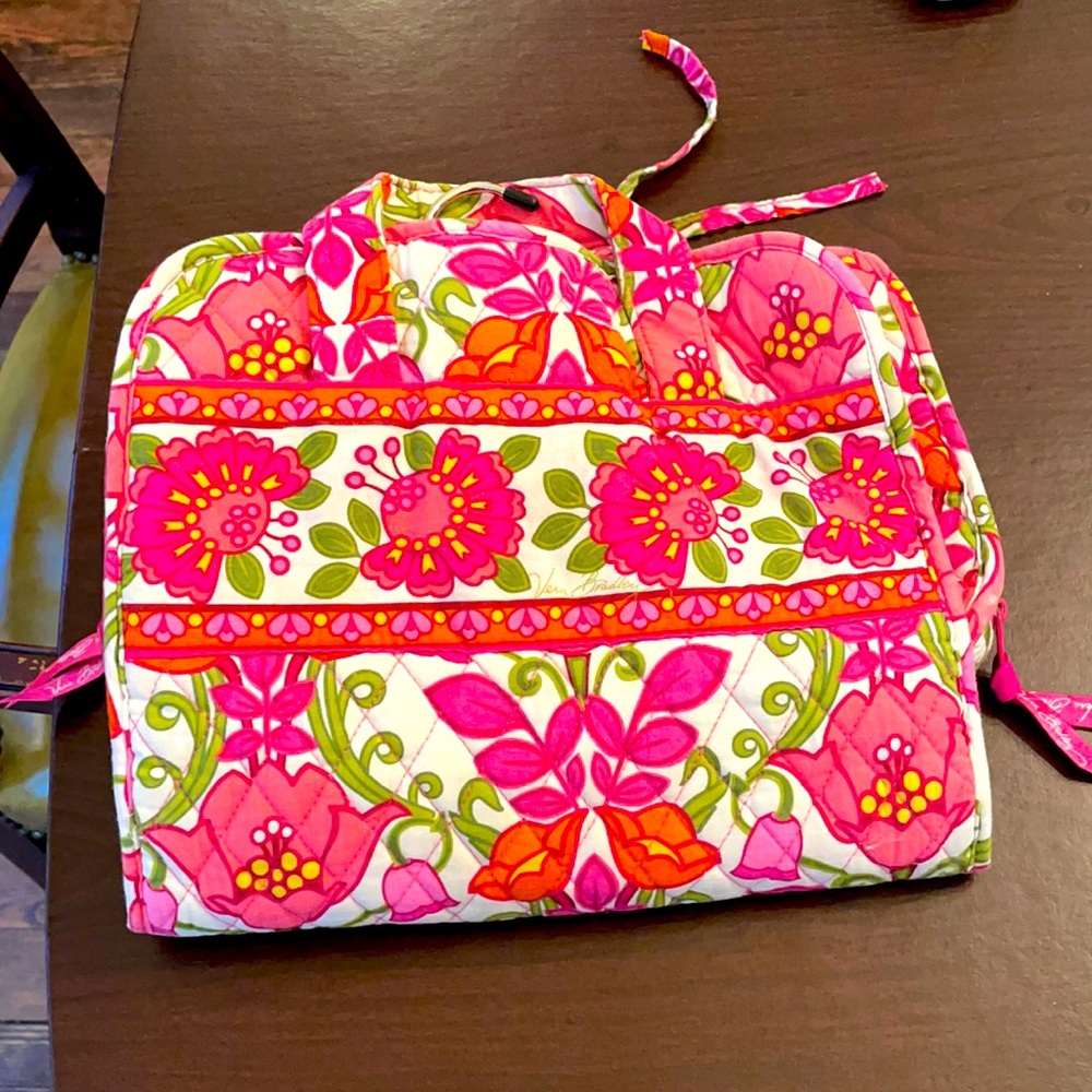 Vera Bradley travel cosmetic and toiletry carrier-barely used!